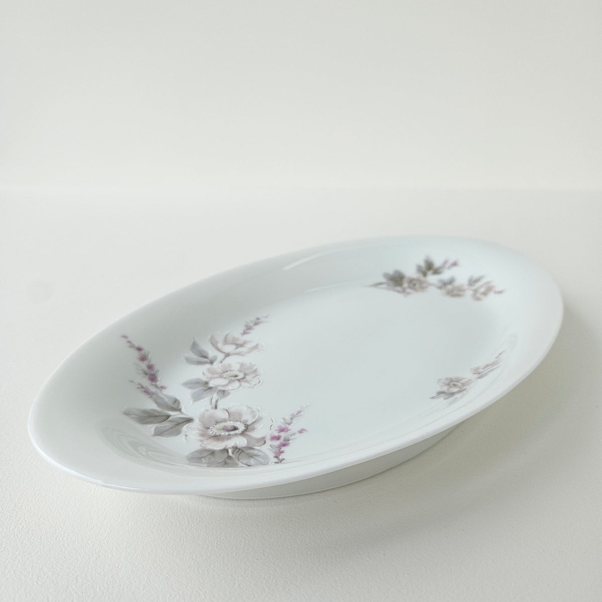 Ravier – Décor floral – Manufacture Georges Boyer – Limoges, v. 1950-1970