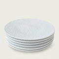 Suite de six assiettes à dessert – Minéral – Manufacture Raynaud – Limoges, début du XXIe s.