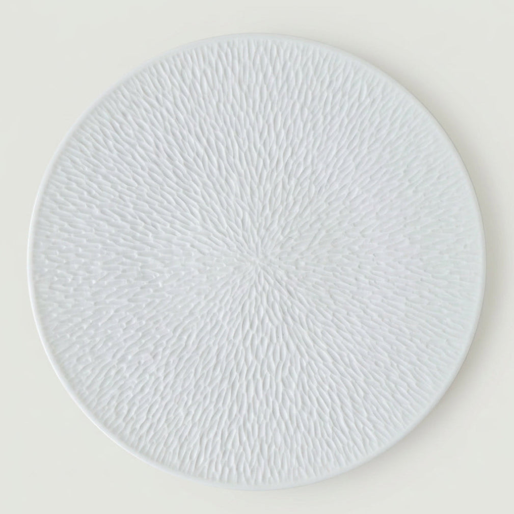 Suite de six assiettes à dessert – Minéral – Manufacture Raynaud – Limoges, début du XXIe s.