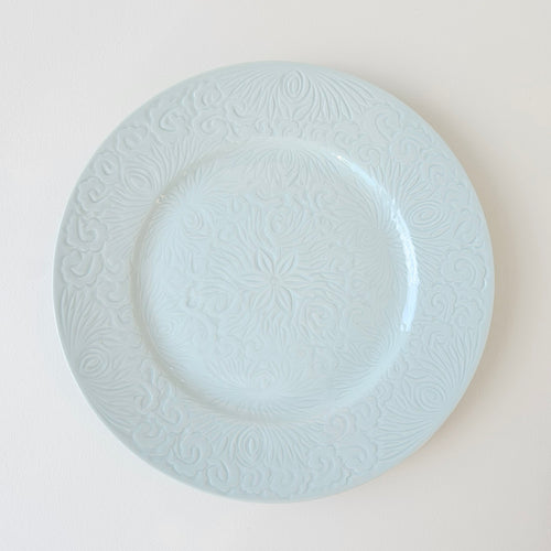 Assiette à déjeuner en porcelaine céladon – Topkapi – Manufacture Raynaud – Limoges, début du XXIe s.