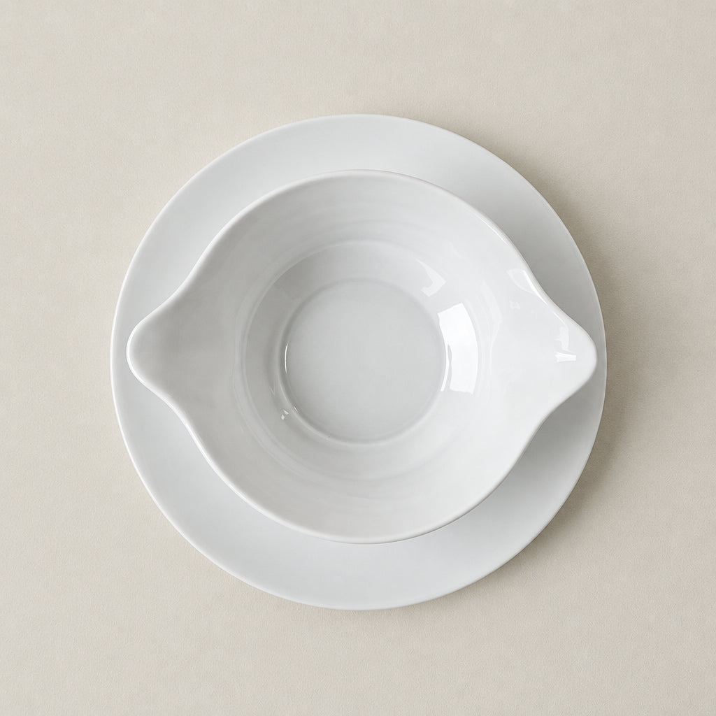 Saucière sur dormant – Manufacture Raynaud – Limoges, 2e moitié du XXᵉ s.