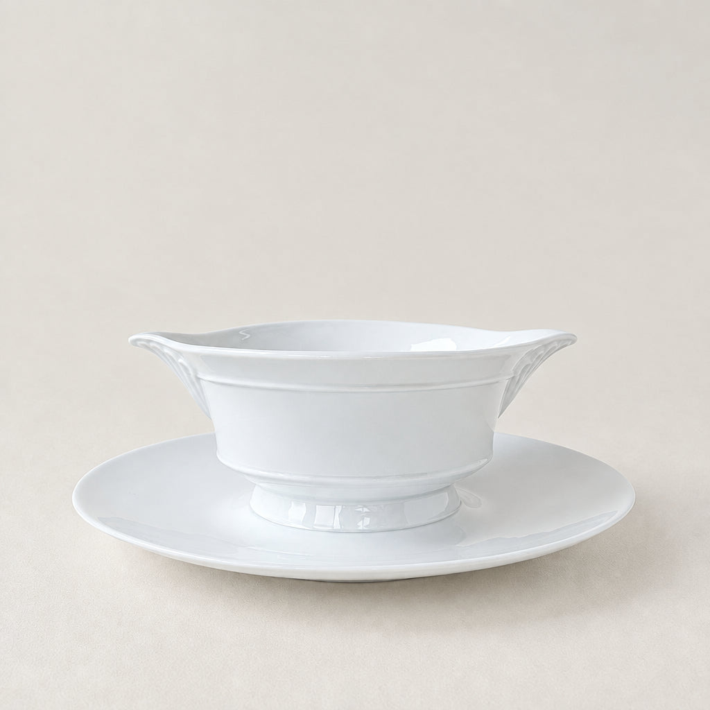 Saucière sur dormant – Manufacture Raynaud – Limoges, 2e moitié du XXᵉ s.
