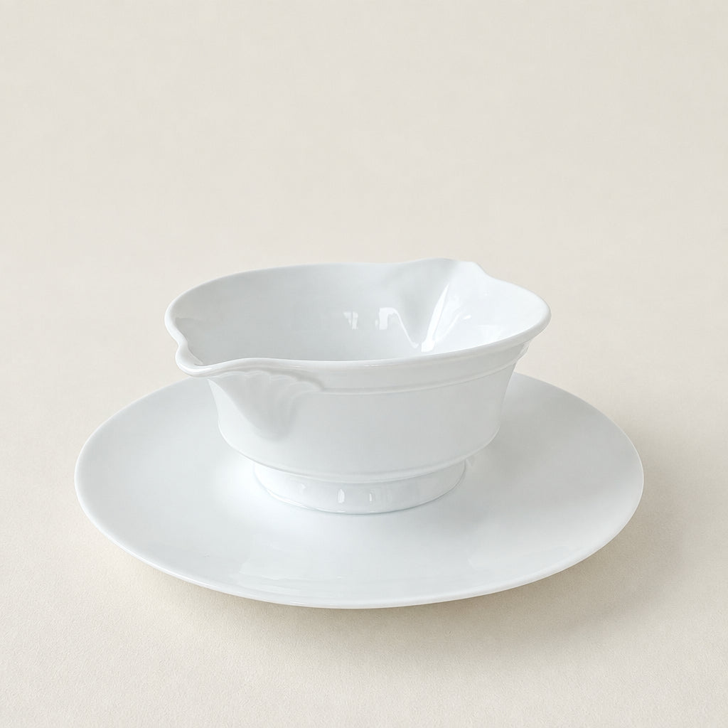 Saucière sur dormant – Manufacture Raynaud – Limoges, 2e moitié du XXᵉ s.