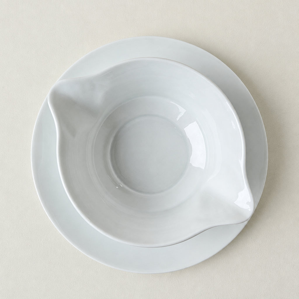 Saucière sur dormant – Manufacture Raynaud – Limoges, 2e moitié du XXᵉ s.