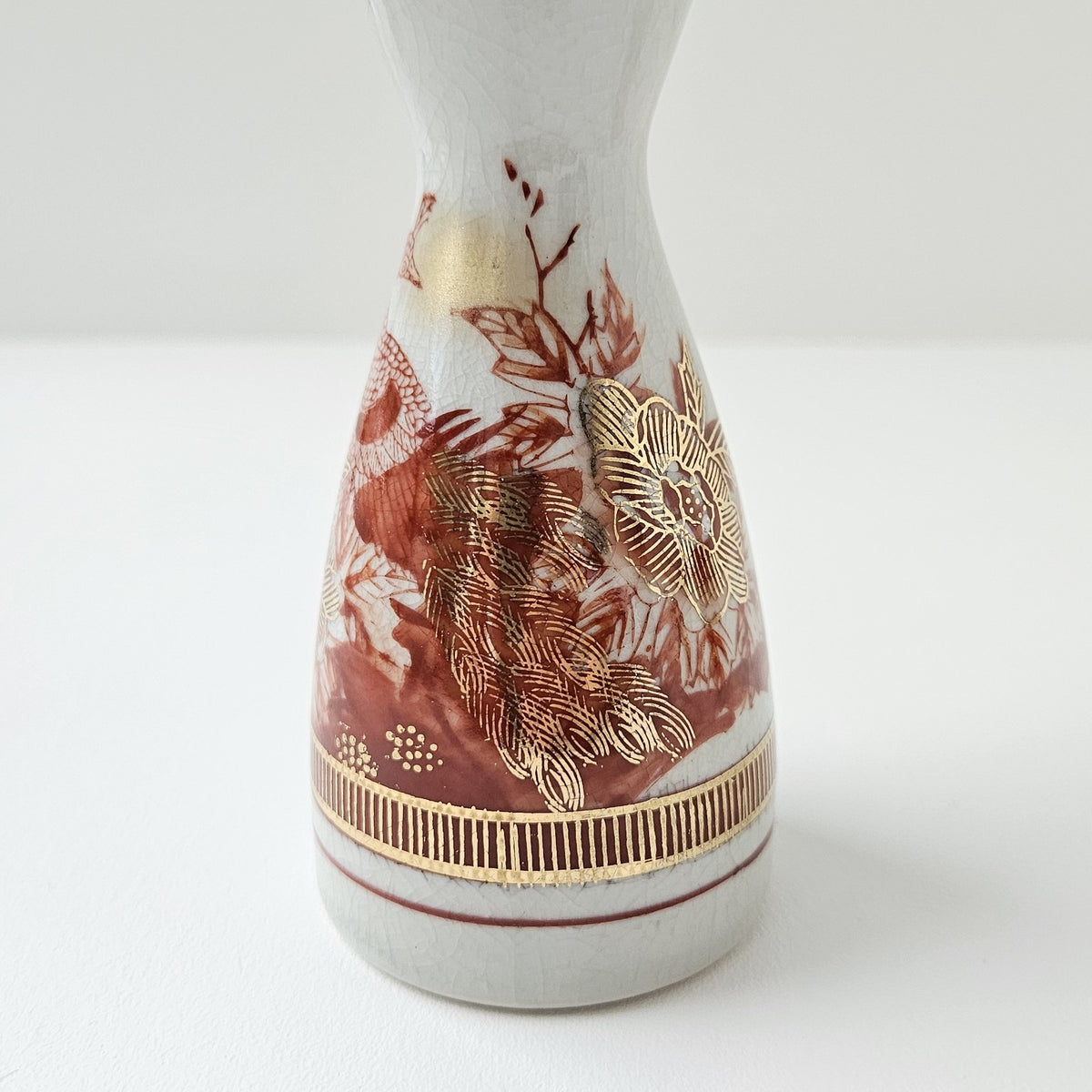 Service à saké japonais en porcelaine Kutani – Japon, vers 1950-1970