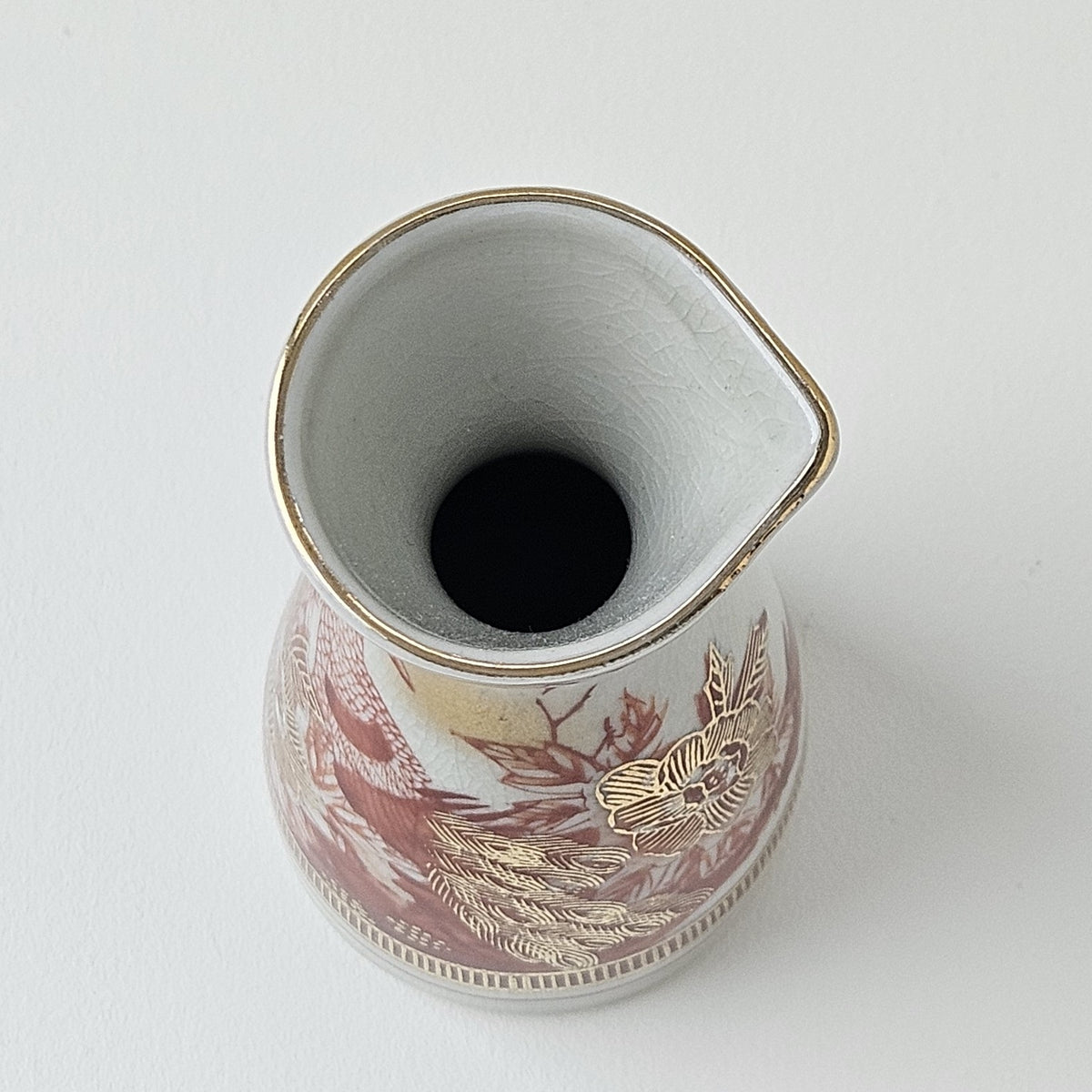 Service à saké japonais en porcelaine Kutani – Japon, vers 1950-1970