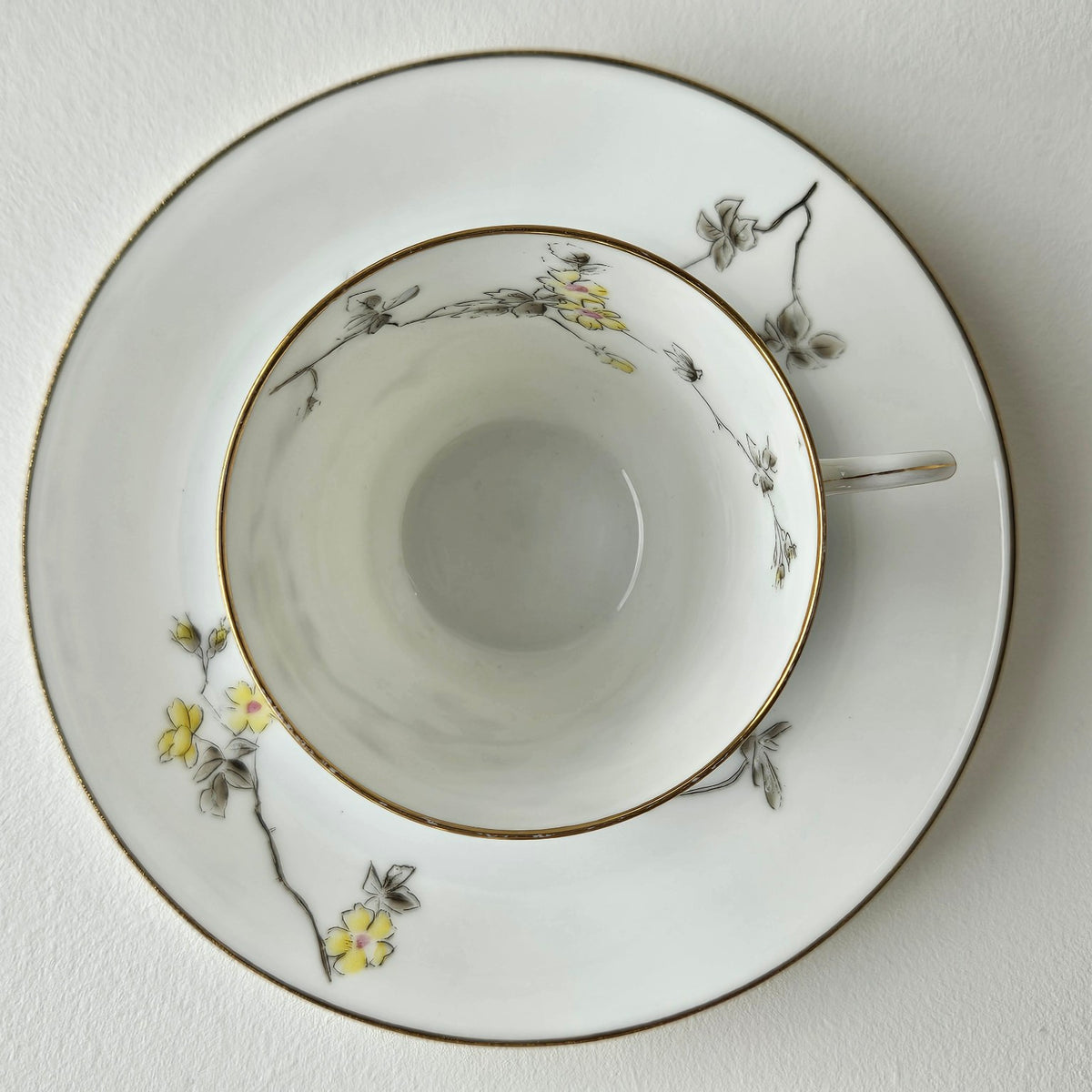 Tasses à café et leurs soucoupes – Manufacture Jean Pouyat – Limoges, v. 1900-1910
