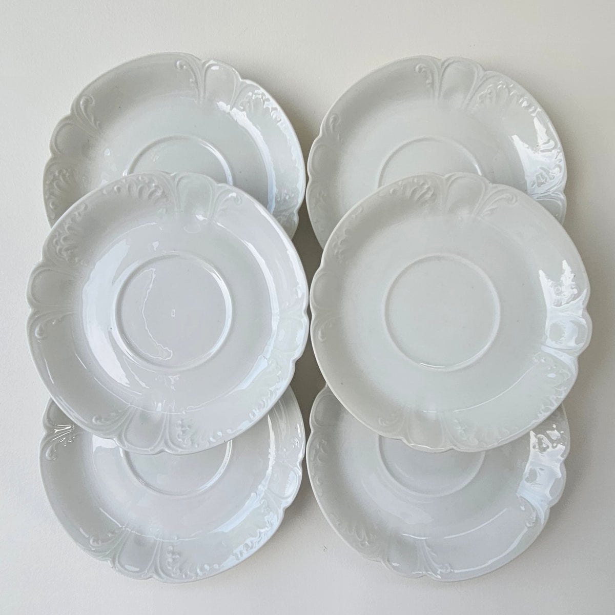 Soucoupes – Manufacture William Guérin – Limoges, Début du XXe s.