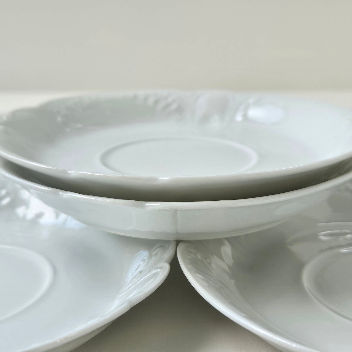 Soucoupes – Manufacture William Guérin – Limoges, Début du XXe s.