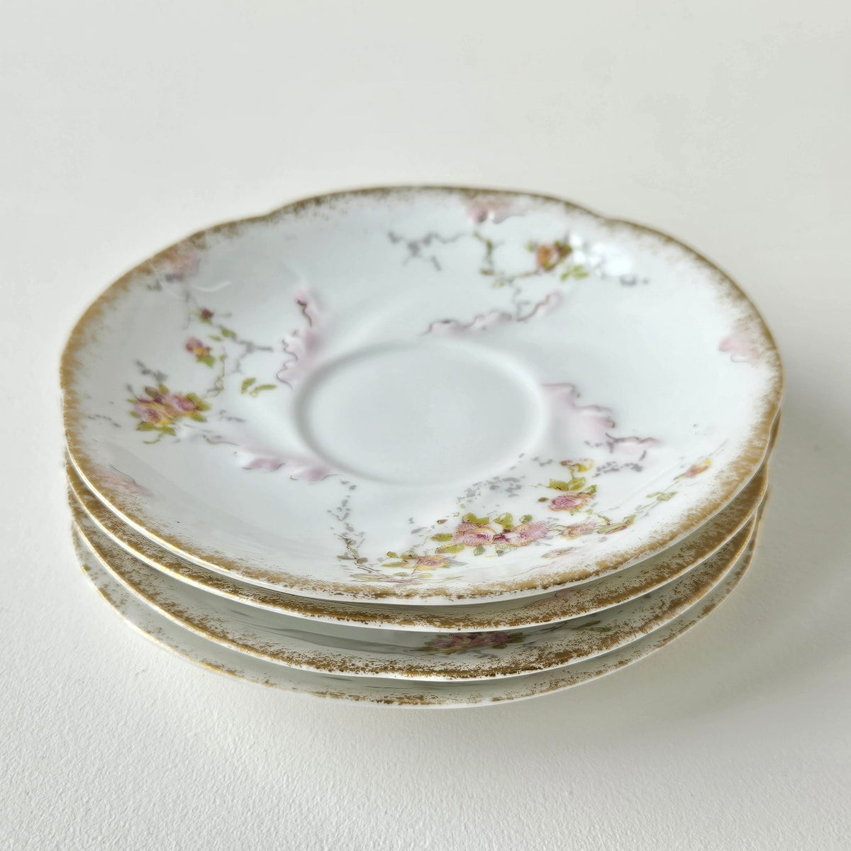 Soucoupes – Manufacture A. Lanternier – Limoges, v. 1900-1915