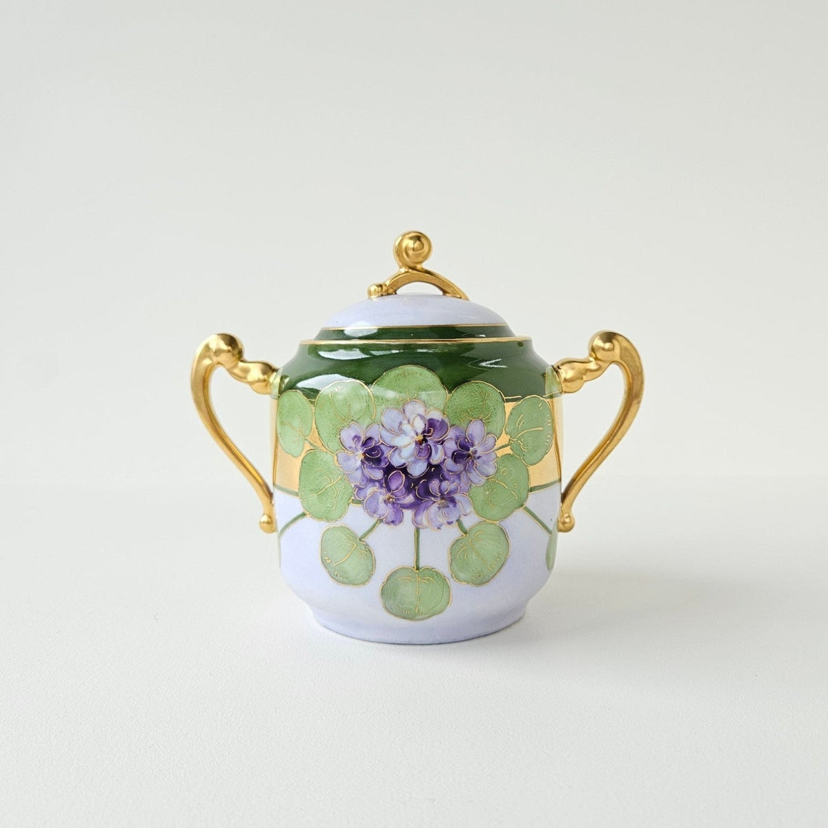 Sucrier Couvert – Art nouveau – Manufacture Plainemaison Frères – Limoges, v. 1905-1910
