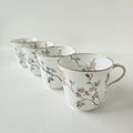 Tasses à café et leurs soucoupes – Manufacture Jean Pouyat – Limoges, v. 1900-1910
