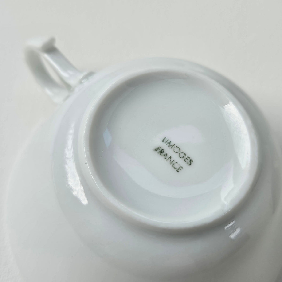 Ensemble de 3 tasses à thé en porcelaine fine – Limoges, v. 1920-1935